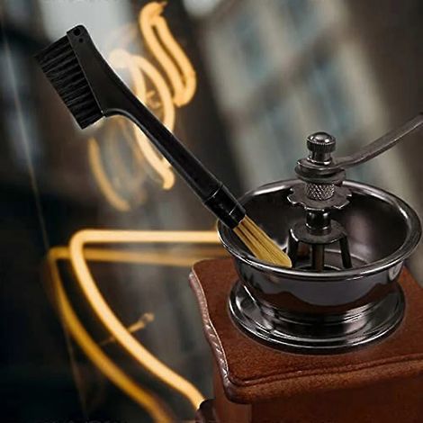 Accessoire pour moulin à café : brosse de nettoyage, pour le dosage, le nettoyage ou l’entretien lors de la préparation de café expresso.-AquaForge (1/2)