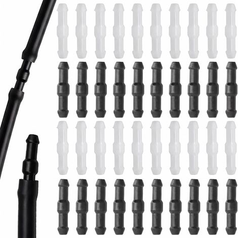 Pack of 40 Type I Ice Washer Hose Fittings - Plastic Hose Connector for Car Washer System - Fits Most Vehicles (1/5)