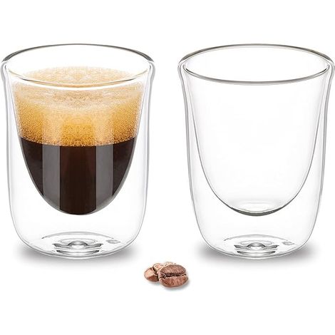 tasses à shot tasses expresso double isolation en verre borosilicate transparent accessoires pour machine (1/5)