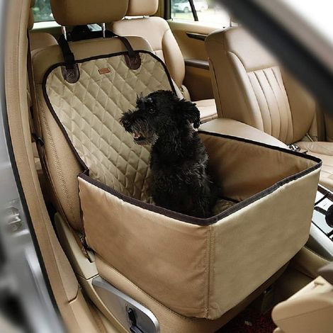 PETEMOO Housse de siège pour Chien Protection de Siège Avant de Voiture avec Imperméable Hamac de Chien Parfait pour Voyage