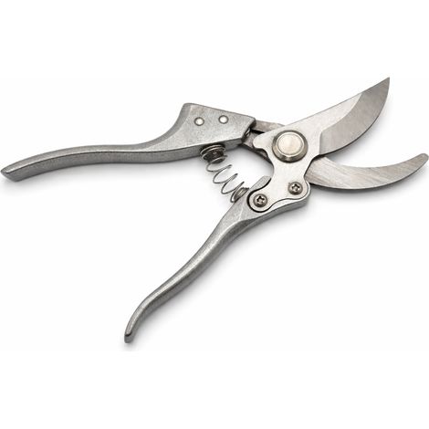 Metallene Hand-Gartenschere 21 cm für Äste, Klinge aus gehärtetem Stahl, Bypass-Schnitt