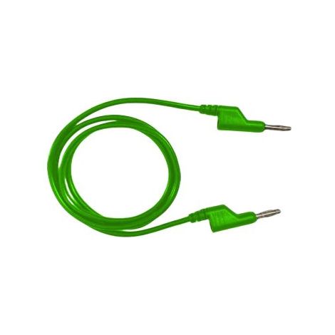 Cordons de test RS PRO, Vert, 10A, 1000V, long. 250mm ( Prix pour 1 )