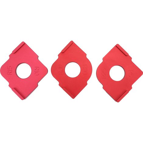 Gabarit d'angle arrondi pour défonceuse, guide de positionnement pour le travail du bois R5-R25 R10-R15 R20-R30 (1/5)