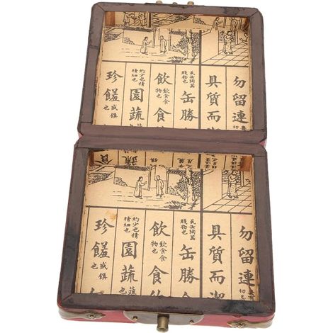 Boîte à Bijoux Vintage en Bois Style Chinois Rangement pour Boucles D'oreilles, Toucher Confortable et Design Antique pour Chambre Classique Style (1/5)