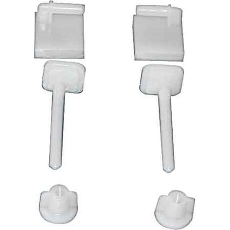 PAIRE DE SUPPORTS EN PVC POUR SIÈGES EN ABS