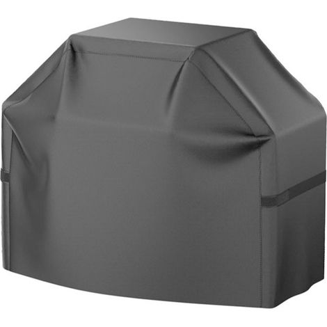 Housse Pour Barbecue - Tissu Oxford 210D Revêtement Argenté - Imperméable Et Résistante - Adaptée À Barbecues Rectangulaires - 145 X 61 X 117 Cm - 1 Pièce (1/5)