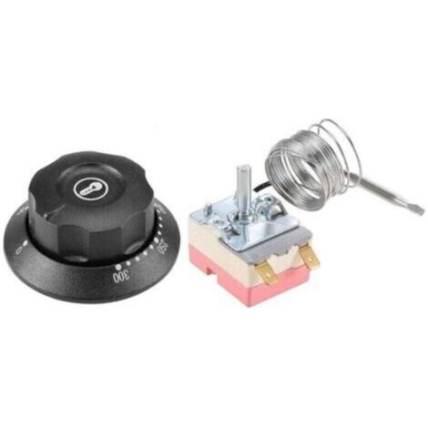 250V 16A 50-300C Temperature Control Switch Capillary Thermostat for Oven Refrigerator Heating 2m (1/3)