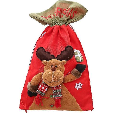 Weihnachtsgeschenktüten, Geschenkverpackungstüten für Kinder, Aufbewahrungstüten für Partys, Süßigkeitendekorationen