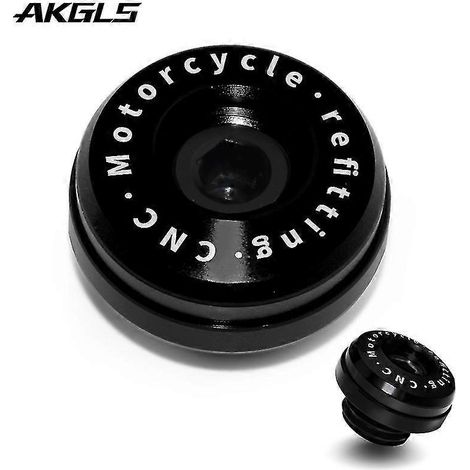 Accessoires moto Kawasaki Z800 Z650 Z900 Z400 Z1000 Z1000r Z1000sx Z900rs : couvercle de bouchon de filtre à huile moteur et cache-boulon (noir) (1/4)