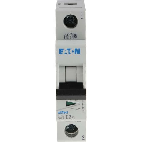 Disjoncteur FAZ 1P 2A 10kA (IEC/EN 60947 2) cbe C 000239031 EATON FAZ6 C2/1