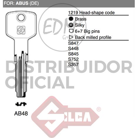 LLAVE LATON AB48 ABUS