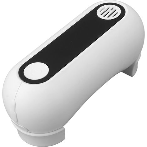 Chasse d'eau automatique sans contact 0,25s détection infrarouge, outil de chasse WC mains libres, batterie 2000mAh, blanc (1/5)