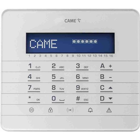 Came Pxwktb02 846ca-0130 Teclado de control LCD capacitivo Intrusión Nuevo