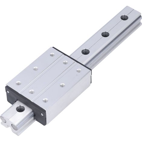 Bloc coulissant de guidage linéaire biaxial externe LGD12 de 300 mm avec trou de montage (1/5)