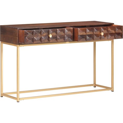 Maison Exclusive - Consolle 122x36x75 cm in Legno Massello di Mango