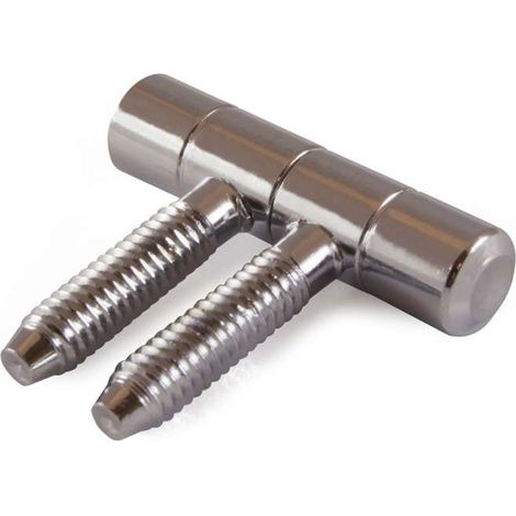 Cerniere per infissi Anuba in ferro cromato 9mm