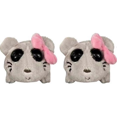 2Pcs Sad Hamster Plush Toy,Soft Cuddly Sad Hamster Toy, Animal Hamster Plushie Doll (1/5)