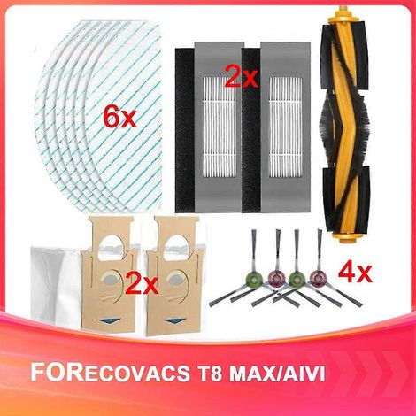 Accessoires de remplacement pour aspirateur robot ECOVACS T8 MAX/AIVI (1/5)