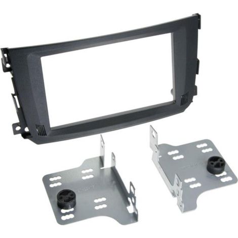 Kit Support Autoradio compatible avec Smart Fortwo Noir