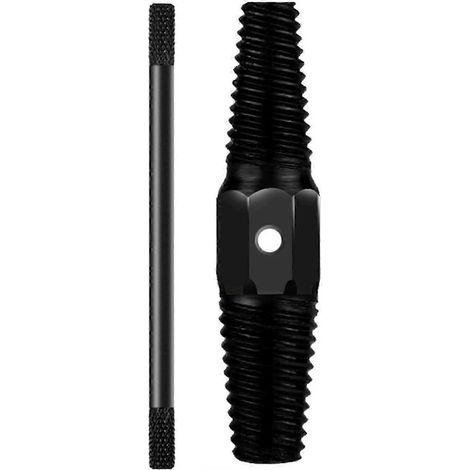Extracteur de vis endommagées à double tête en acier au carbone G1/2 G3/4, extracteur de vis foirées pour le retrait (1/4)