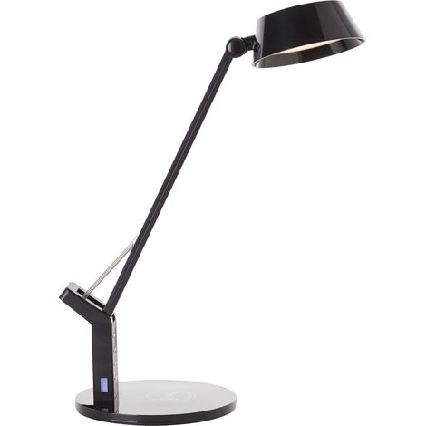 BRILLIANT lampe, lampe de table Kaila LED avec socle de charge à induction noir, 1x LED intégrée, 8W LED intégrée, (710lm, 3100-6100K), recharge sans fil d'appareils mobiles (1/4)