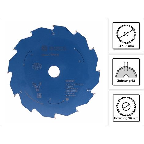Bosch Kreissägeblatt Expert for Wood 165x20x1.5/1x12T (1/5)