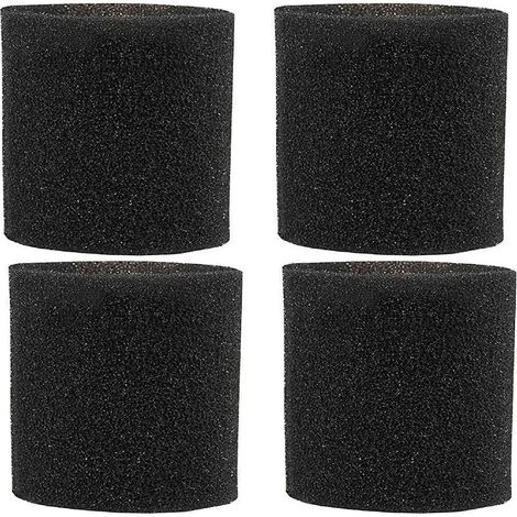 Lot de 4 manchons en mousse 90585 et filtres en mousse VF2001 pour aspirateurs eau et poussière Shop-Vac Vacmaster et Genie. (1/5)