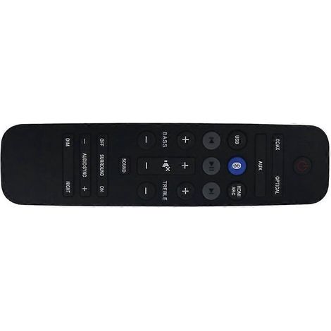 Ersatzfernbedienung für Philips Heimkino-Soundbar A1037 26BA 004 HTL3140B HTL3140 Htl3110 Schwarz (1/4)