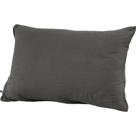 OUREA - Taie d'Oreiller 50x70cm Gaze de Coton Granit (1/2)