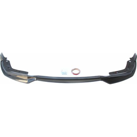 royaluxe - Kit de becquet de lèvre de pare-chocs avant M Performance Sport Look remplacement en Fiber de carbone pour BMW série 3 G20 G28 2019-2020 (1/4)