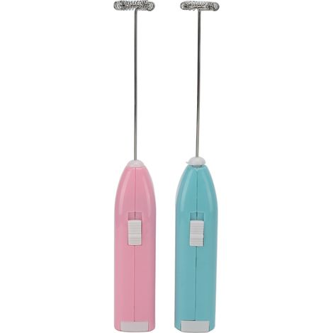 2Pcs Mini Hand Mixer High Speed Motor One Hand Operation Durable Rustproof Stainless Steel Electric Stirrer (1/5)