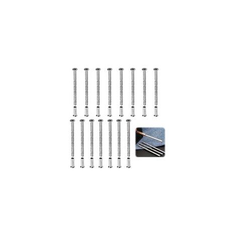 Lot de 15 vis de poignée de porte M3, acier inoxydable, avec manchons, pour portes, tiroirs et armoires