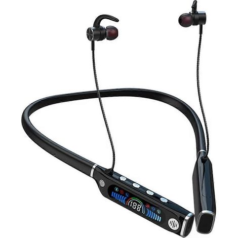 Écouteurs de sport Bluetooth avec microphone - Noir - (1/5)