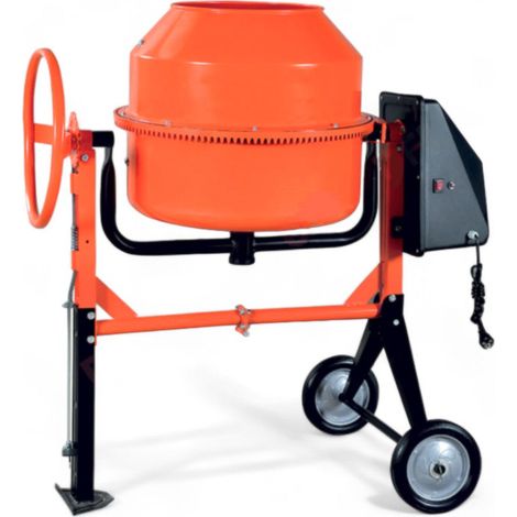 Betoniera elettrica mixer cemento 140 lt potenza 550 watt (1/3)