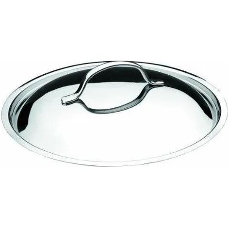 Deckel Lacor Basic Edelstahl 28 cm silber