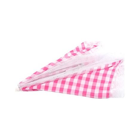 Zusammenklappbarer Insektenschutzschirm für Speisen, Pop-up-Kuppel, Fliegen- und Wespennetz, rosa, für Grill und Küche (1/5)