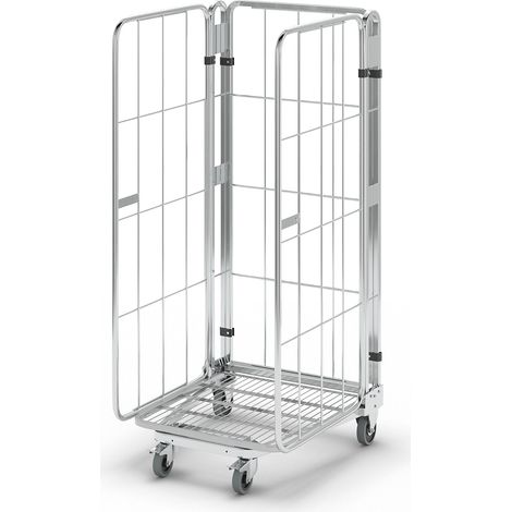 FRANKEL kaiserkraft, Roll-conteneur emboîtable, sur 3 côtés, (1/5)