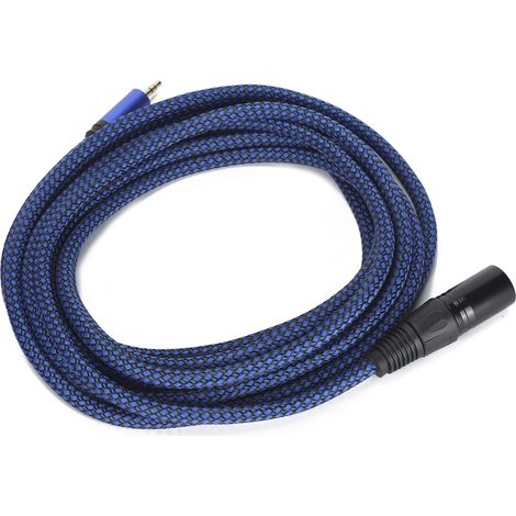 Câble de signal symétrique JORINDO XLR mâle vers jack 3,5 mm câble de connexion microphone XLR vers jack 3,5 mm (JD6046-4M) (1/5)