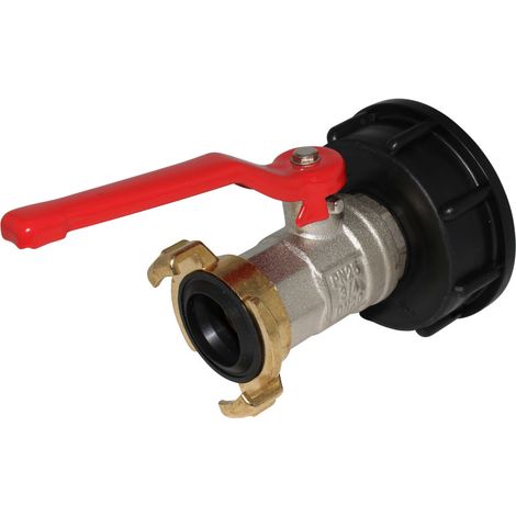 Raccord S60X6 - Vanne 1/4 de tour laiton et raccord express (1/2)