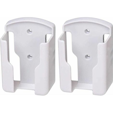 Télécommande, télécommande porte TV, climatiseur universel mural boîte de rangement pour télécommande, matériau durable blanc, set de 2 (1/3)