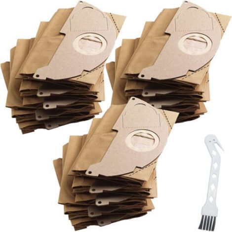 Kärcher 6.904-322.0 Lot de 3 paquets de 5 sacs filtrants en papier,remplacer (1/5)