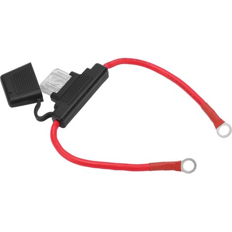 Support 8AWG Coupe-circuit en L avec fusible à lame 80A, étanche, protection circuit 12-24V bateau véhicule (1/5)