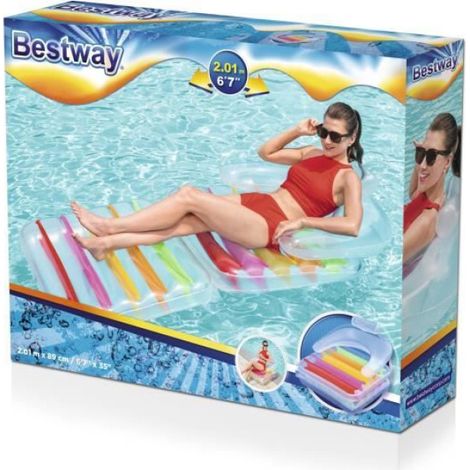 Matelas gonflable de piscine - - Chaise longue pliante (1/5)
