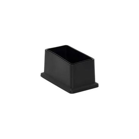 Lot de 8 embouts rectangulaires pour pieds de chaise en PVC non marquants - Protection du sol 25 x 50 mm (1" X 2") (1/3)