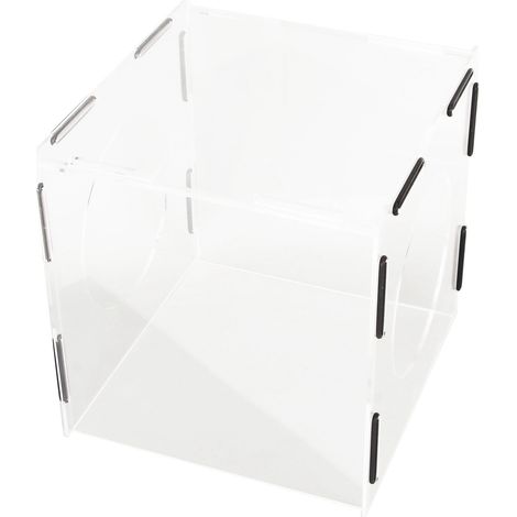 Couvercle anti-poussière pour boîte de sculpture et de polissage acrylique, meuleuse électrique pour le décapage et le polissage, housse de protection transparente pour usage domestique, carrée (1/5)