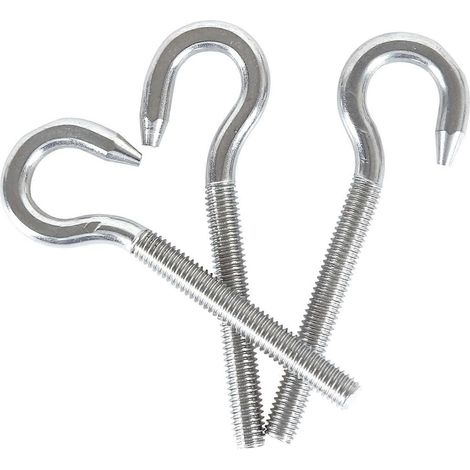 Œillet M6 en acier inoxydable 304 avec vis à tête ronde Crochet à vis à tête ronde 10CJY (1/4)