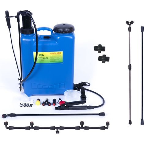 16-Liter-Sprühgerät mit 250 cm Lanze + Zubehör (1/5)
