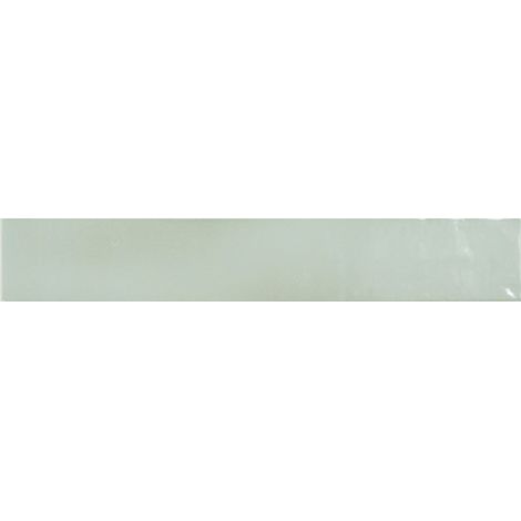 Carrelage mur effet zellige vert sage 6,5x40 cm MANACOR MINT (vendu par boite de 1m2) (1/3)