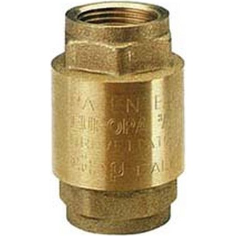 2PZ VALVOLA RITEGNO ACQUA "EUROPA" ART.100 F 3/8" pressione esercizio 25 bar