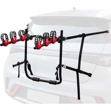 Porte-Vélos de Coffre Pliable en Acier au Carbone pour 3 Vélos (1/5)